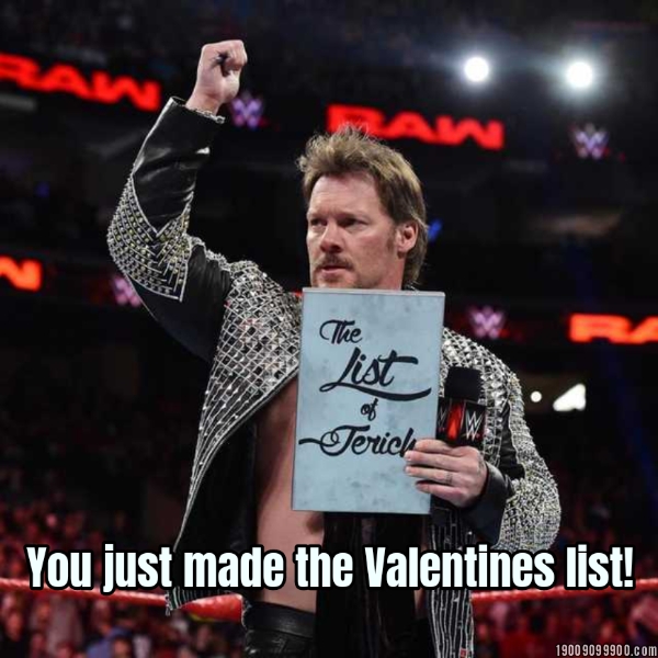 You just made the Valentines list!